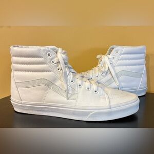 Vans Sk8-Hi Shoe Men’s True White SZ. 11M